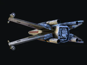 X-WING Star Wars Modello 3D