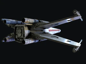 X-WING Star Wars Modello 3D