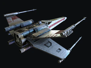 X-WING Star Wars Modello 3D