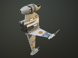 B Wing Star Wars 3D Model