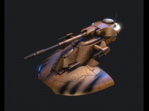 AAT Battle Star Wars 3D-Modell