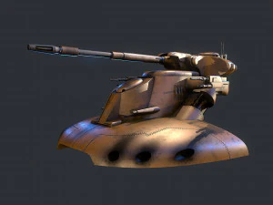 Batalha AAT Guerra nas Estrelas Modelo 3D