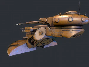 Batalha AAT Guerra nas Estrelas Modelo 3D