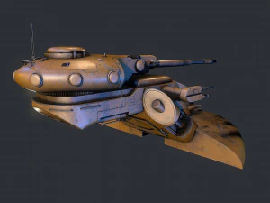 Batalha AAT Guerra nas Estrelas Modelo 3D