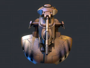 Batalha AAT Guerra nas Estrelas Modelo 3D