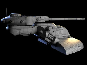 Batalha AAT Guerra nas Estrelas Modelo 3D