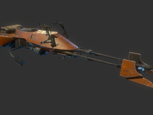 74-Z Speeder bike Star Wars 3D-Modell