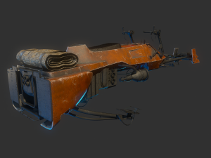 74-Z Speeder bike Star Wars 3D-Modell