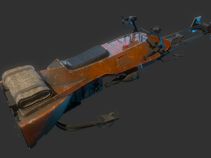 74-Z Speeder bike Star Wars 3D-Modell