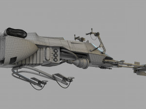 74-Z Speeder bike Star Wars 3D-Modell
