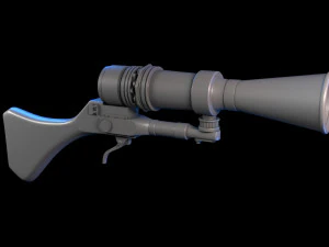 Blaster de ionizaci&oacute;n Jawa Modelo 3D