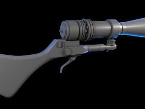 Blaster de ionizaci&oacute;n Jawa Modelo 3D