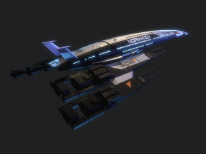 Normandy SR-2 Mass Effect 3D Model