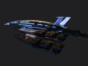Normandy SR-2 Mass Effect 3D Model