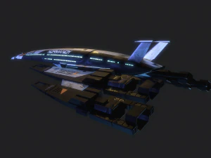 Normandy SR-2 Mass Effect 3D Model