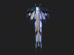 Normandy SR-2 Mass Effect 3D Model