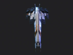 Normandy SR-2 Mass Effect 3D Model