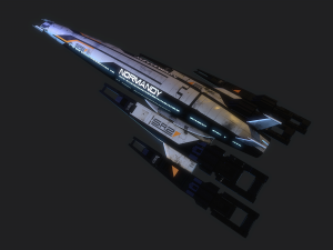 Normandy SR-2 Mass Effect 3D Model