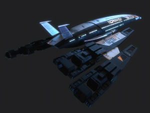 Normandy SR-2 Mass Effect 3D Model