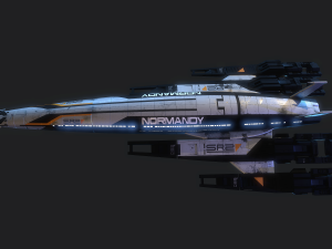 Normandy SR-2 Mass Effect 3D Model