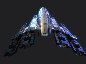 Normandy SR-2 Mass Effect 3D Model