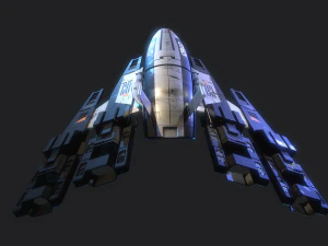 Normandy SR-2 Mass Effect 3D Model