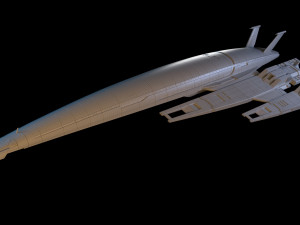 Normandy SR-2 Mass Effect 3D Model