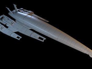 Normandy SR-2 Mass Effect 3D Model