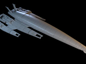 Normandy SR-2 Mass Effect 3D Model