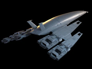 Normandy SR-2 Mass Effect 3D Model