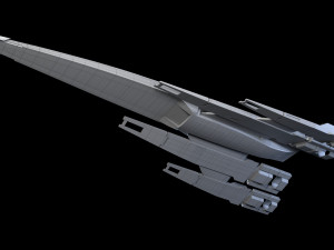 Normandy SR-2 Mass Effect 3D Model