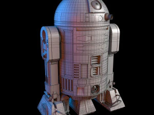 R2D2 Star Wars 3D Model