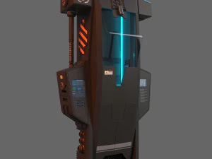 Camera dell'ipersonno Modello 3D