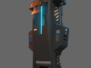 Hypersleep Chamber 3D Model