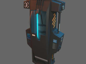 Hypersleep Chamber 3D Model