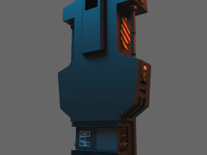 Hypersleep Chamber 3D Model