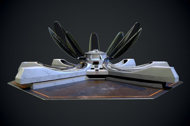 Hypersleep Chamber ALIEN Model 3D .c4d .max .obj .3ds .fbx .stl .blend 