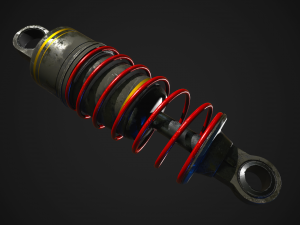 Shock Absorber 3D मॉडल