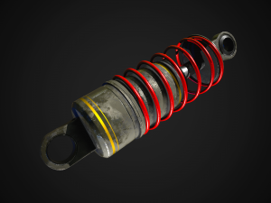 Shock Absorber 3D मॉडल