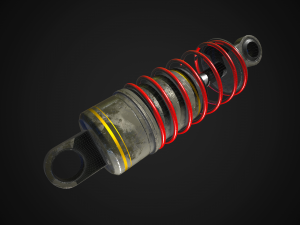 Shock Absorber 3D मॉडल