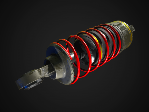Shock Absorber 3D मॉडल