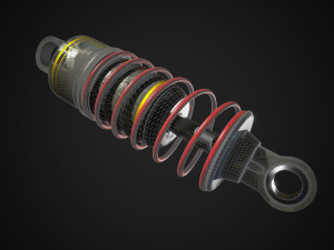 Shock Absorber 3D मॉडल