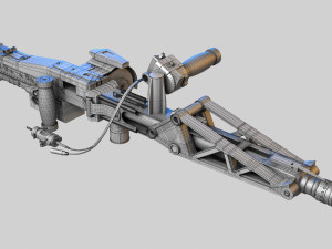 M56 Smartgun Aliens 3D 模型