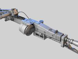 M56 Smartgun Aliens 3D 模型