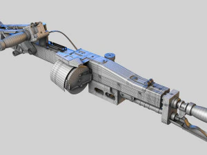 M56 Smartgun Aliens 3D Model