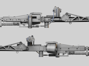 M56 Smartgun Aliens 3D 模型