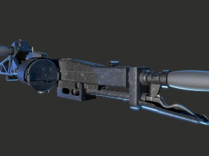 M56 Smartgun Aliens 3D 模型