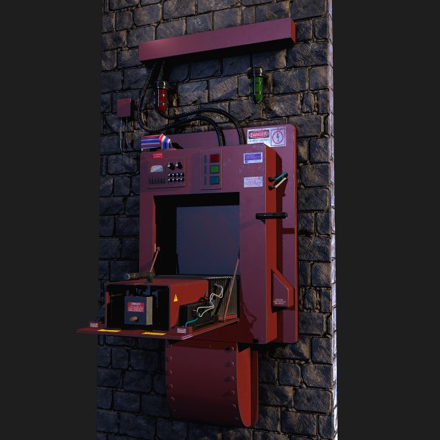 Containment Unit Ghostbusters Modelo 3D .c4d .max .obj .3ds .fbx .stl .blend 