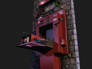Containment Unit Ghostbusters Modelo 3D
