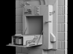 Containment Unit Ghostbusters Modelo 3D